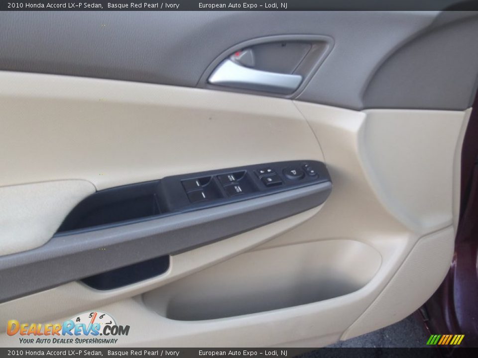 2010 Honda Accord LX-P Sedan Basque Red Pearl / Ivory Photo #9