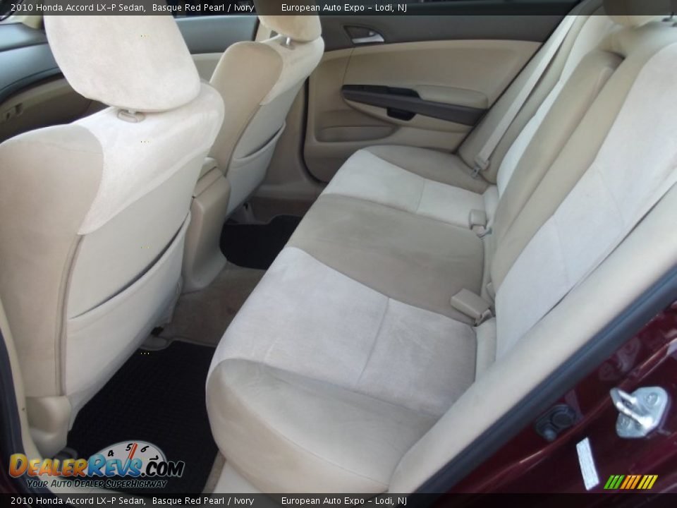 2010 Honda Accord LX-P Sedan Basque Red Pearl / Ivory Photo #10