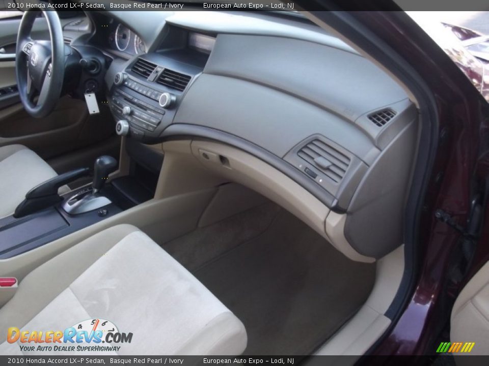 2010 Honda Accord LX-P Sedan Basque Red Pearl / Ivory Photo #14