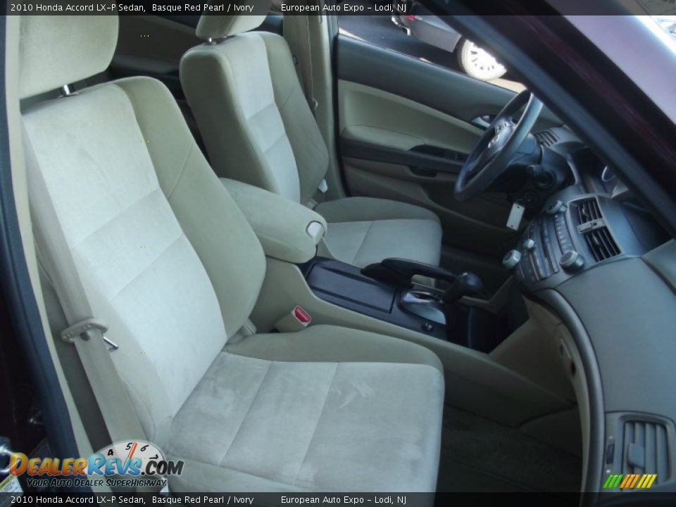 2010 Honda Accord LX-P Sedan Basque Red Pearl / Ivory Photo #15