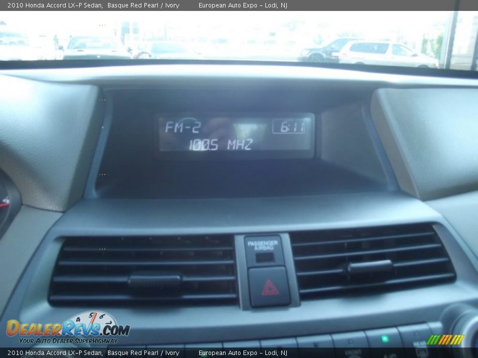 2010 Honda Accord LX-P Sedan Basque Red Pearl / Ivory Photo #18
