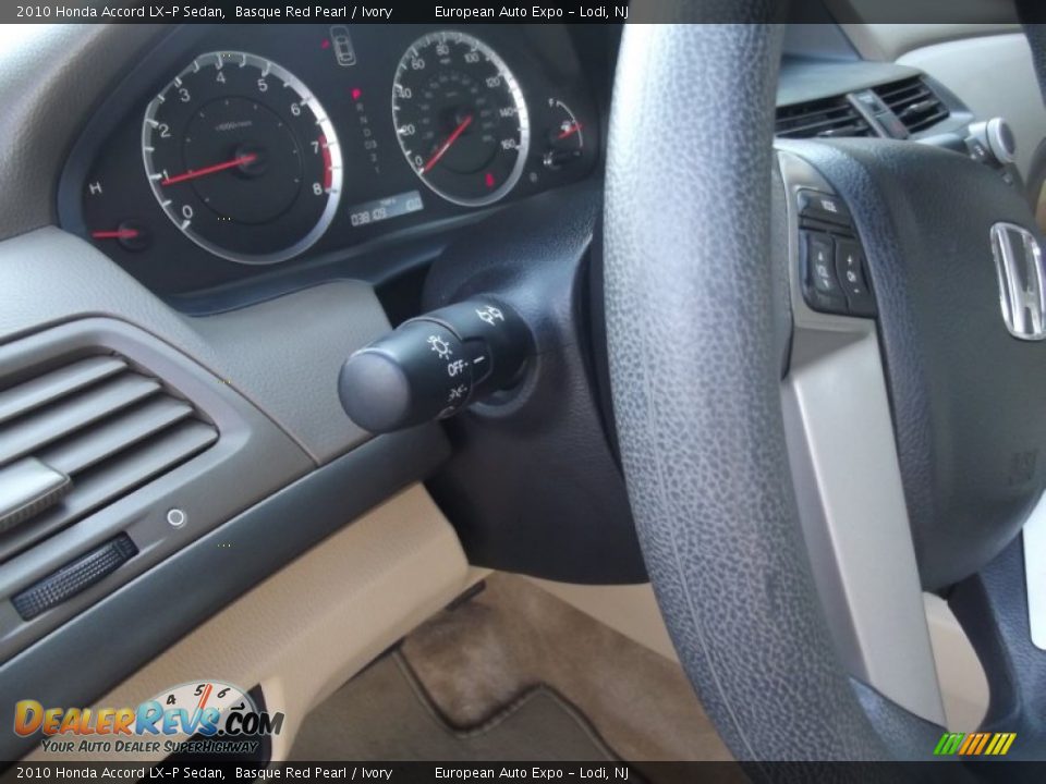 2010 Honda Accord LX-P Sedan Basque Red Pearl / Ivory Photo #23