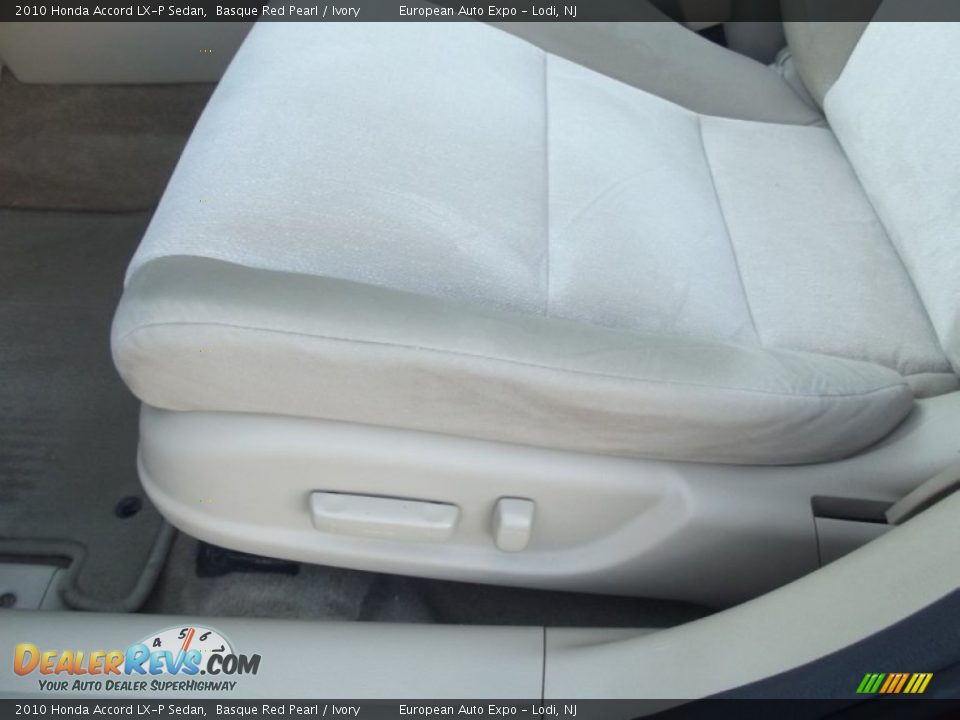 2010 Honda Accord LX-P Sedan Basque Red Pearl / Ivory Photo #26