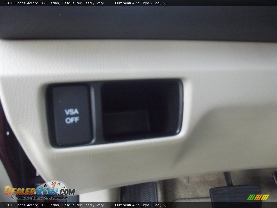 2010 Honda Accord LX-P Sedan Basque Red Pearl / Ivory Photo #27