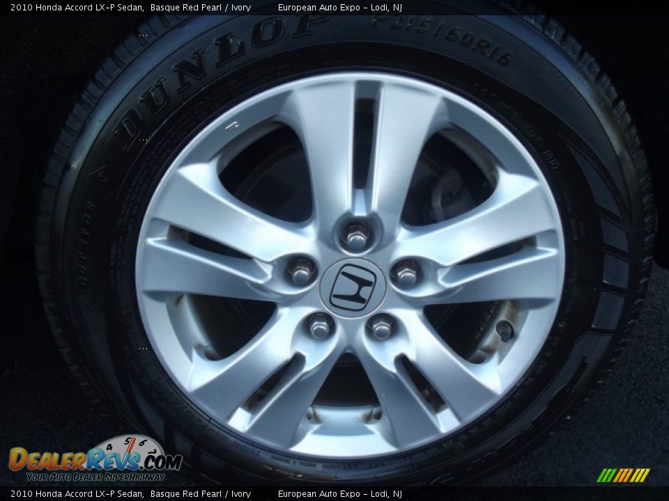 2010 Honda Accord LX-P Sedan Basque Red Pearl / Ivory Photo #30