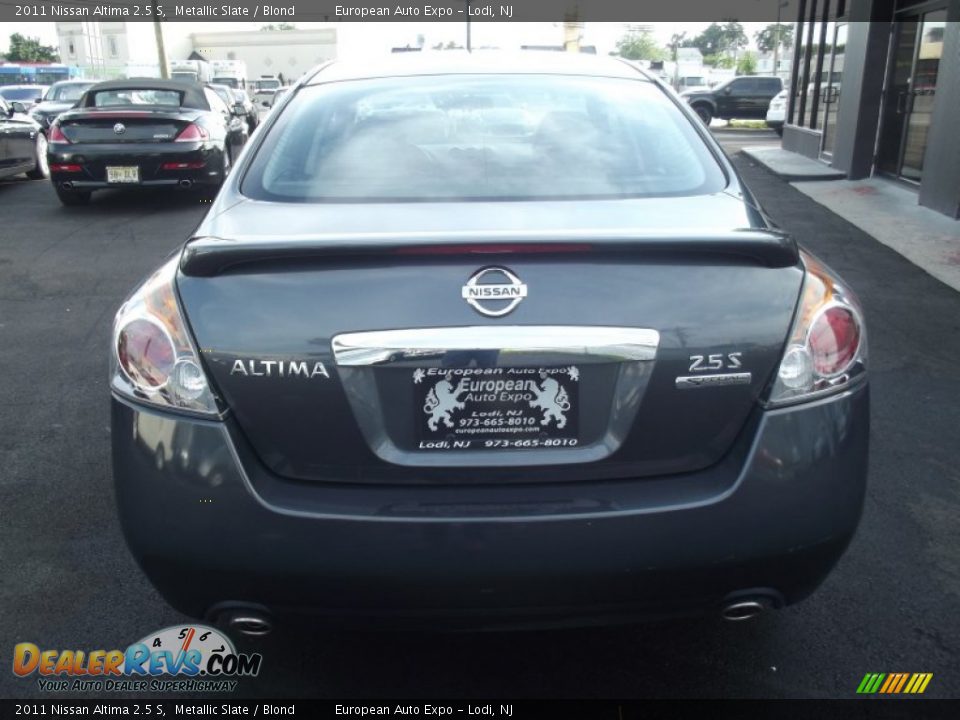 2011 Nissan Altima 2.5 S Metallic Slate / Blond Photo #5