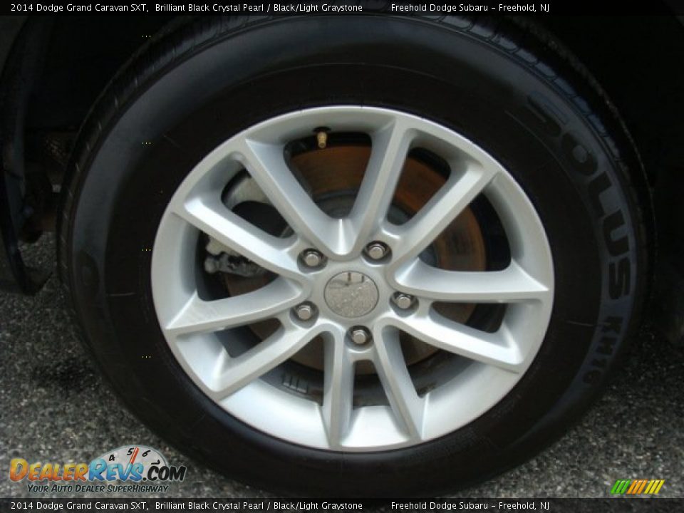 2014 Dodge Grand Caravan SXT Brilliant Black Crystal Pearl / Black/Light Graystone Photo #10