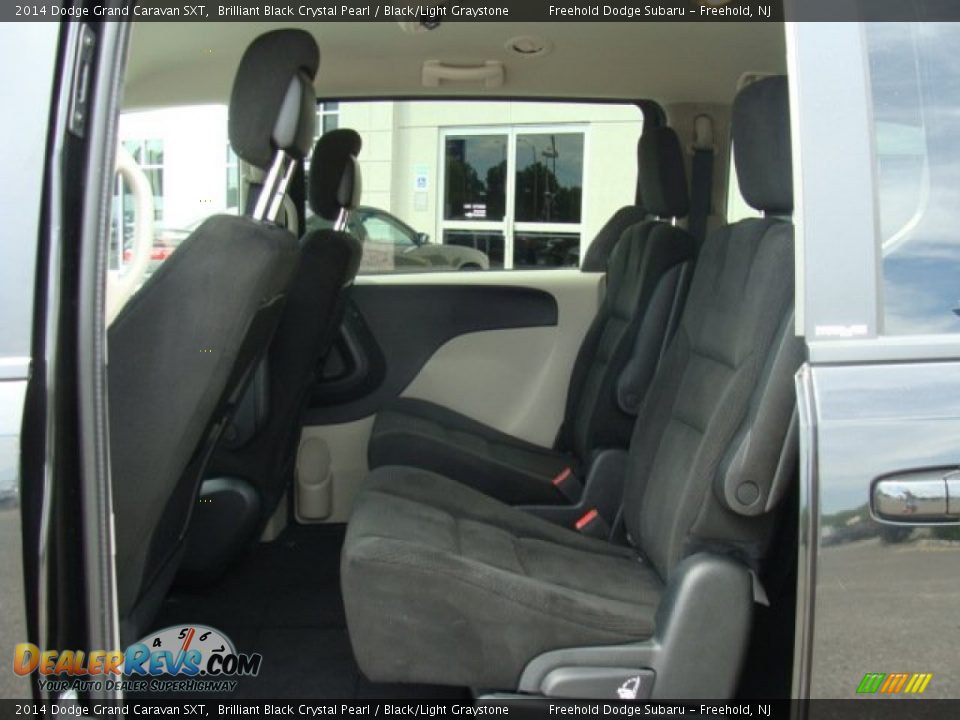 2014 Dodge Grand Caravan SXT Brilliant Black Crystal Pearl / Black/Light Graystone Photo #12