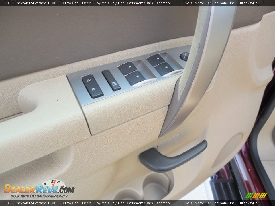 2013 Chevrolet Silverado 1500 LT Crew Cab Deep Ruby Metallic / Light Cashmere/Dark Cashmere Photo #17