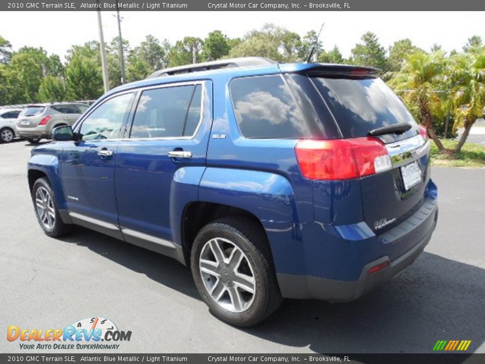 2010 GMC Terrain SLE Atlantic Blue Metallic / Light Titanium Photo #3