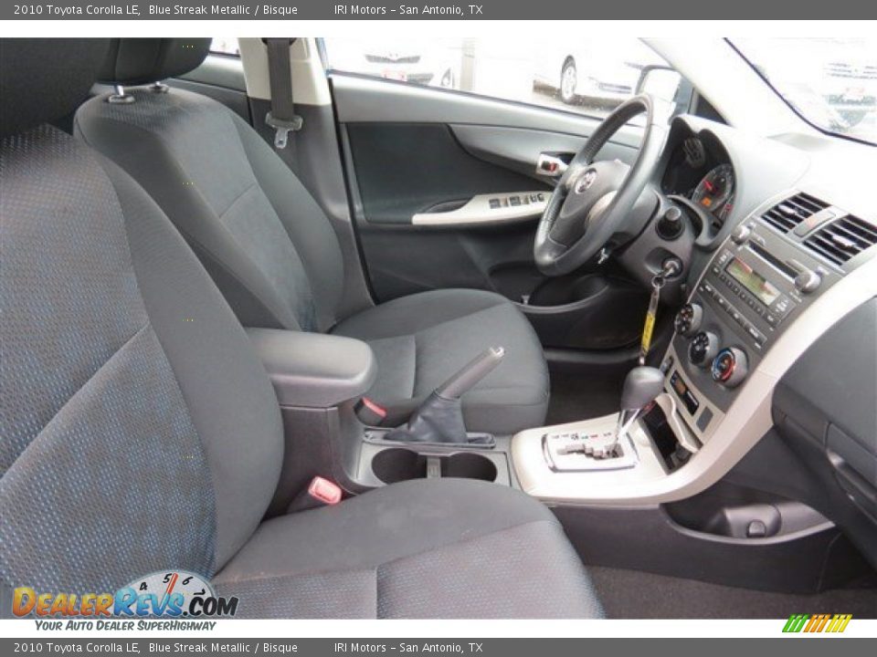 2010 Toyota Corolla LE Blue Streak Metallic / Bisque Photo #13