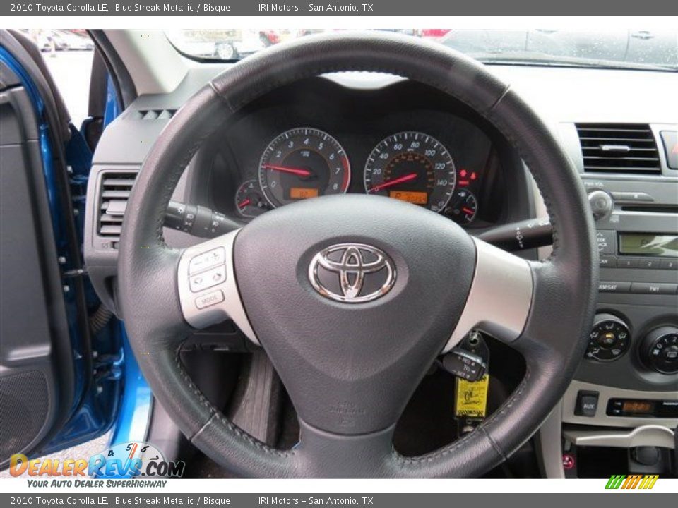 2010 Toyota Corolla LE Blue Streak Metallic / Bisque Photo #17