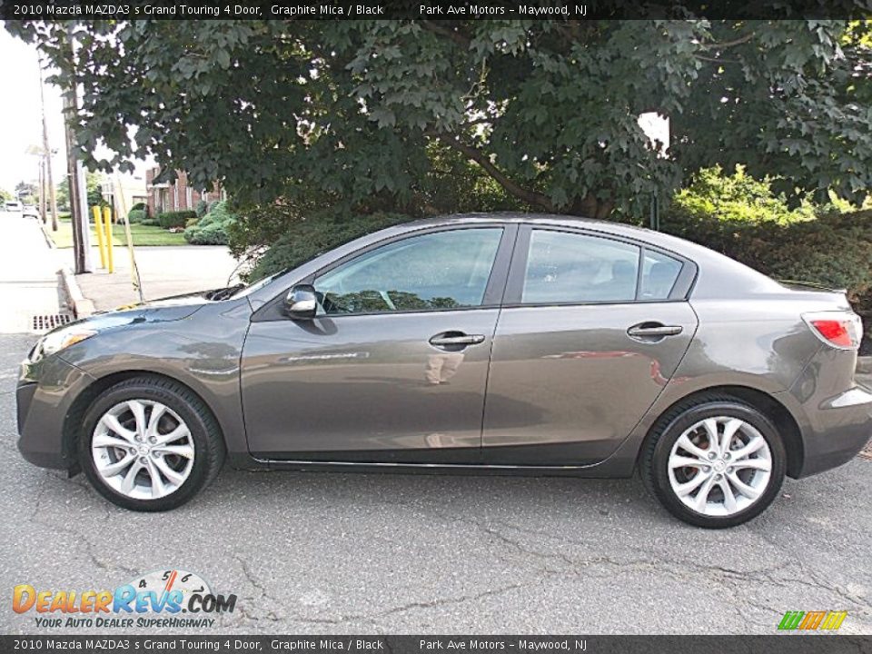 2010 Mazda MAZDA3 s Grand Touring 4 Door Graphite Mica / Black Photo #2