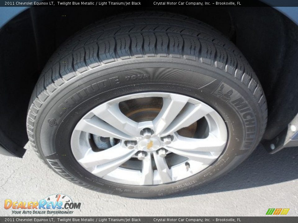 2011 Chevrolet Equinox LT Twilight Blue Metallic / Light Titanium/Jet Black Photo #15