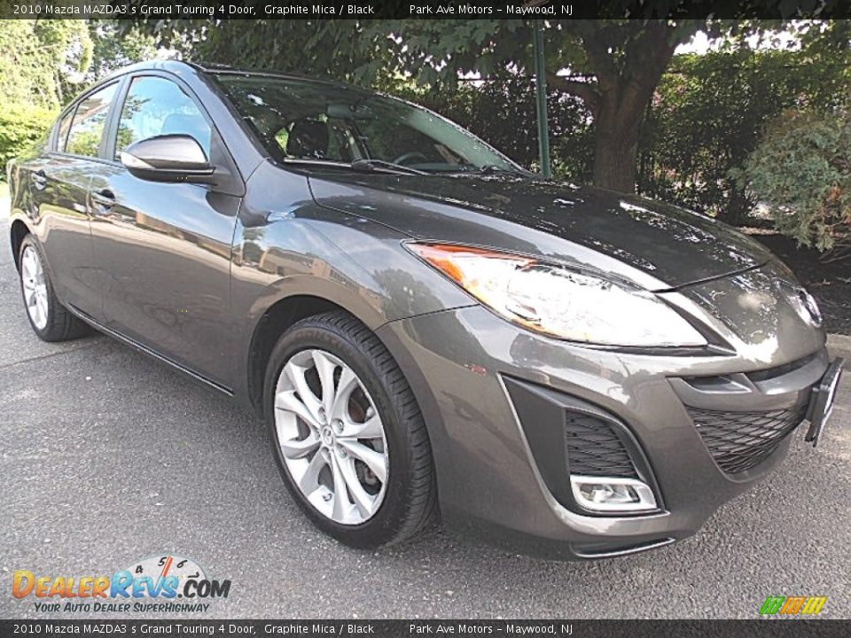 2010 Mazda MAZDA3 s Grand Touring 4 Door Graphite Mica / Black Photo #7