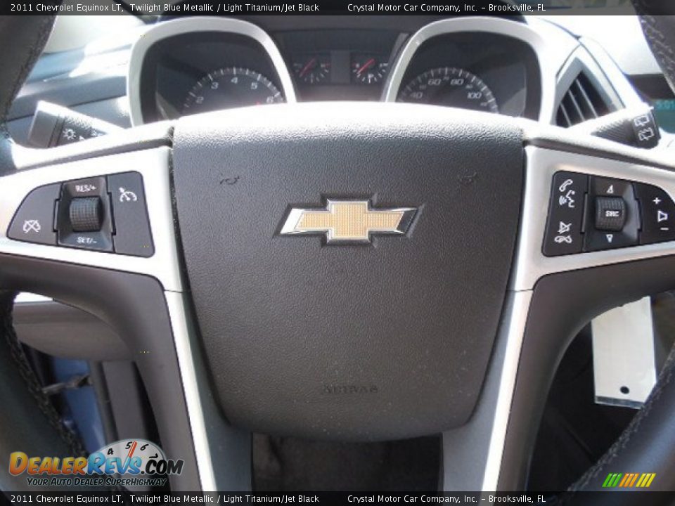 2011 Chevrolet Equinox LT Twilight Blue Metallic / Light Titanium/Jet Black Photo #22