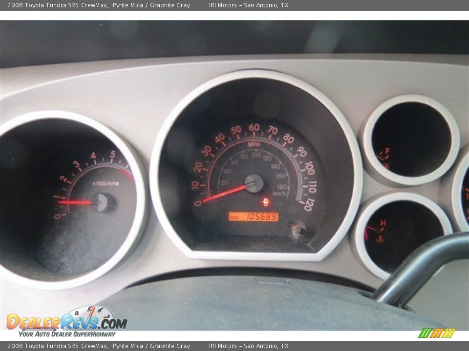 2008 Toyota Tundra SR5 CrewMax Pyrite Mica / Graphite Gray Photo #16