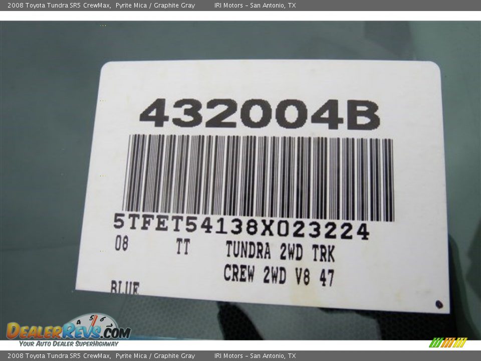 2008 Toyota Tundra SR5 CrewMax Pyrite Mica / Graphite Gray Photo #18