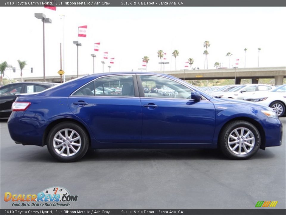 2010 Toyota Camry Hybrid Blue Ribbon Metallic / Ash Gray Photo #2