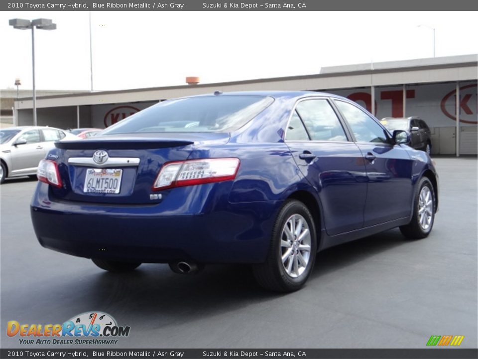 2010 Toyota Camry Hybrid Blue Ribbon Metallic / Ash Gray Photo #3