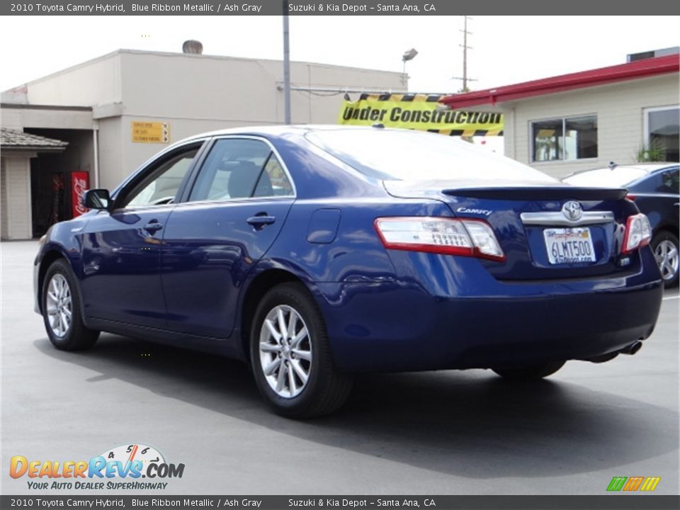 2010 Toyota Camry Hybrid Blue Ribbon Metallic / Ash Gray Photo #4