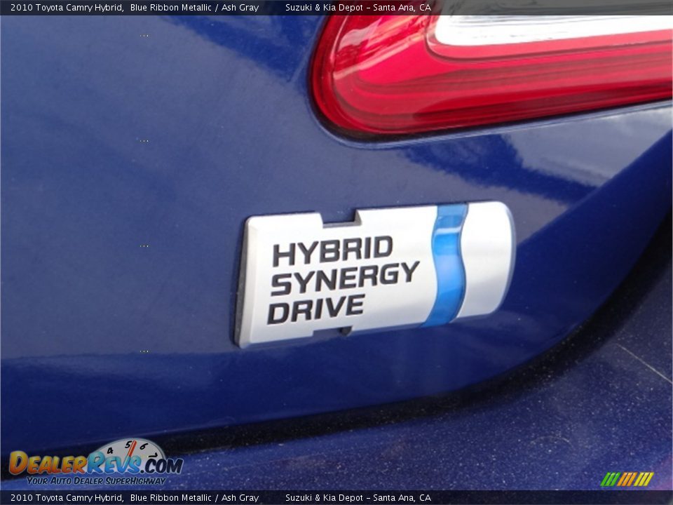 2010 Toyota Camry Hybrid Blue Ribbon Metallic / Ash Gray Photo #9