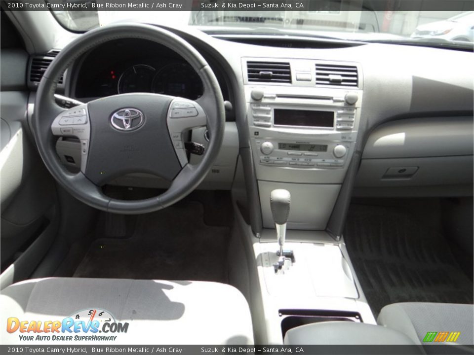 2010 Toyota Camry Hybrid Blue Ribbon Metallic / Ash Gray Photo #14
