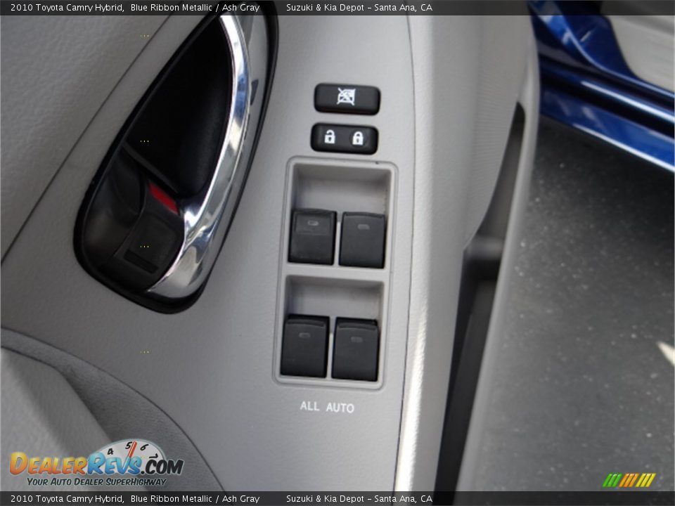 2010 Toyota Camry Hybrid Blue Ribbon Metallic / Ash Gray Photo #16