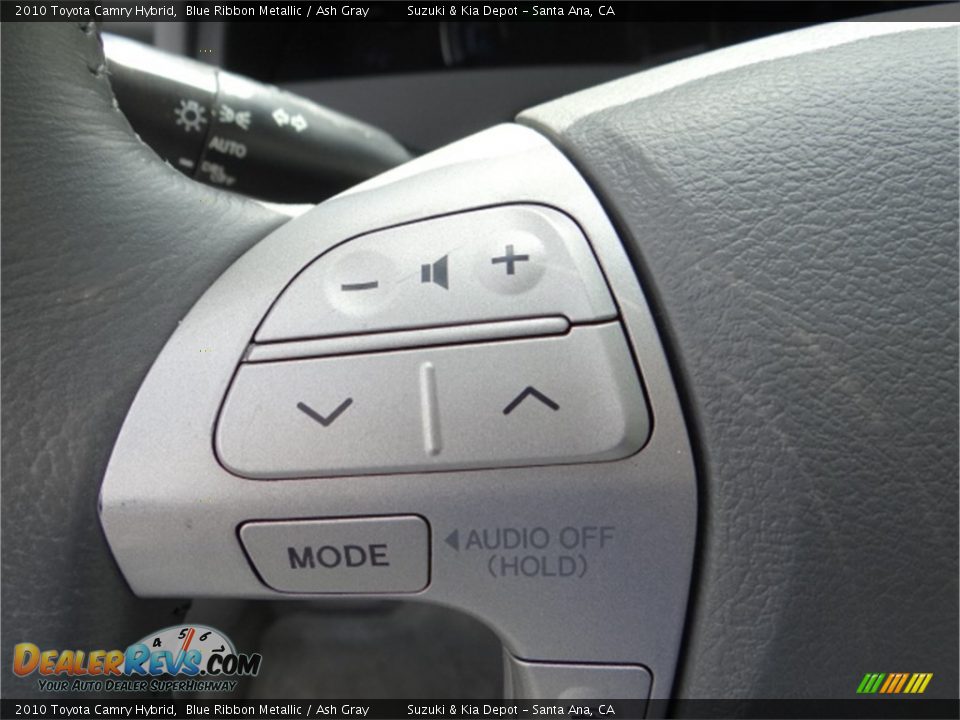 2010 Toyota Camry Hybrid Blue Ribbon Metallic / Ash Gray Photo #22