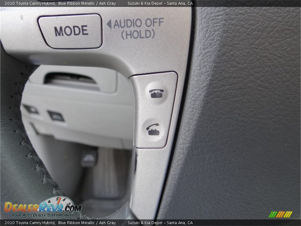 2010 Toyota Camry Hybrid Blue Ribbon Metallic / Ash Gray Photo #23