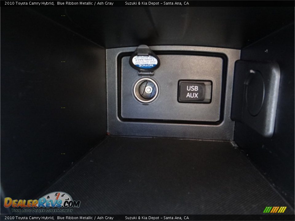 2010 Toyota Camry Hybrid Blue Ribbon Metallic / Ash Gray Photo #30