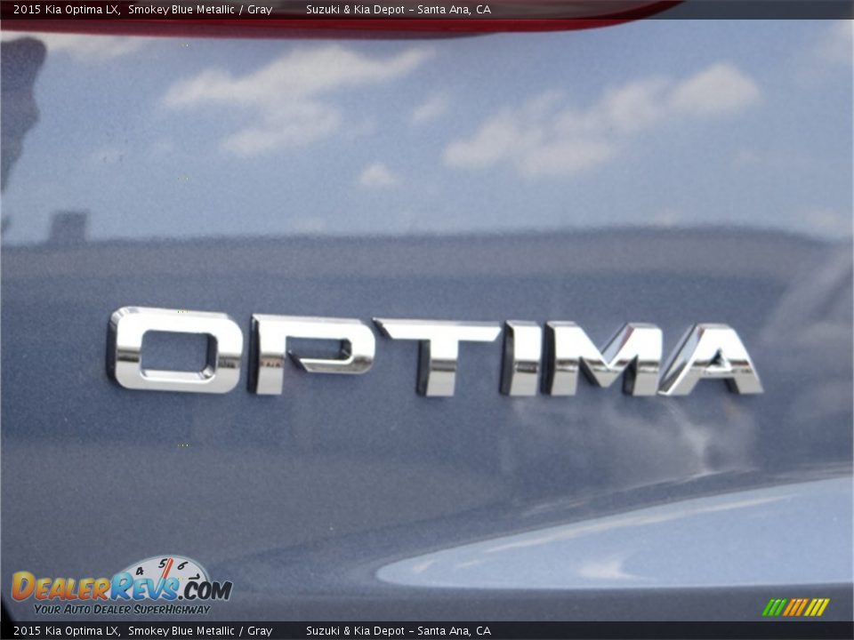 2015 Kia Optima LX Smokey Blue Metallic / Gray Photo #8