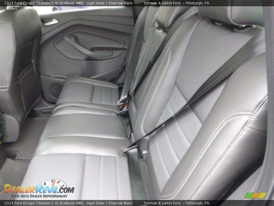 2014 Ford Escape Titanium 2.0L EcoBoost 4WD Ingot Silver / Charcoal Black Photo #9