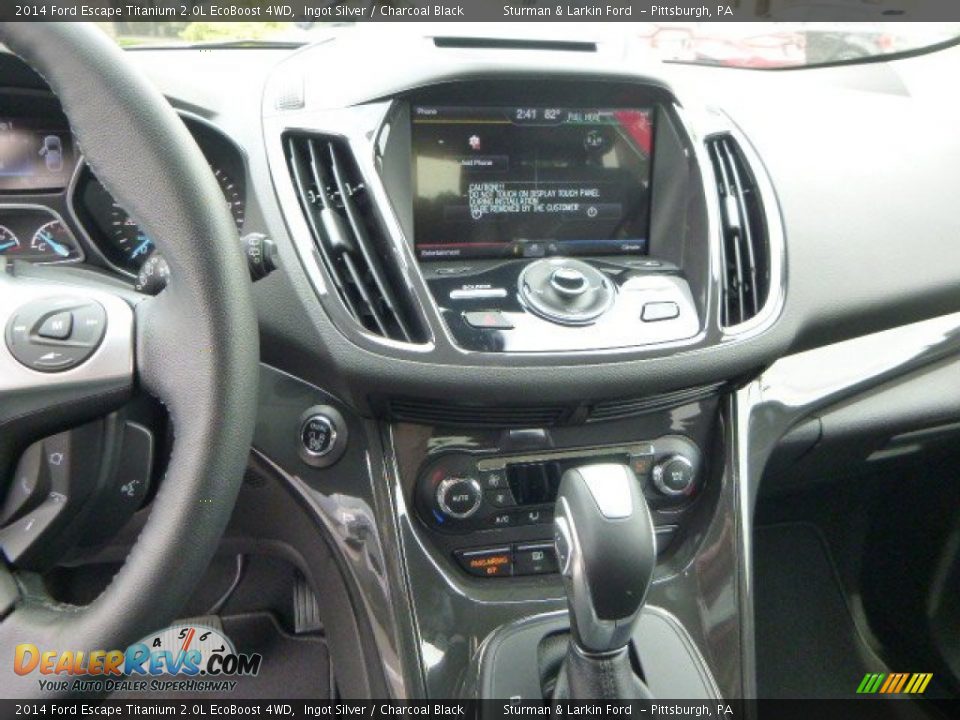 2014 Ford Escape Titanium 2.0L EcoBoost 4WD Ingot Silver / Charcoal Black Photo #12