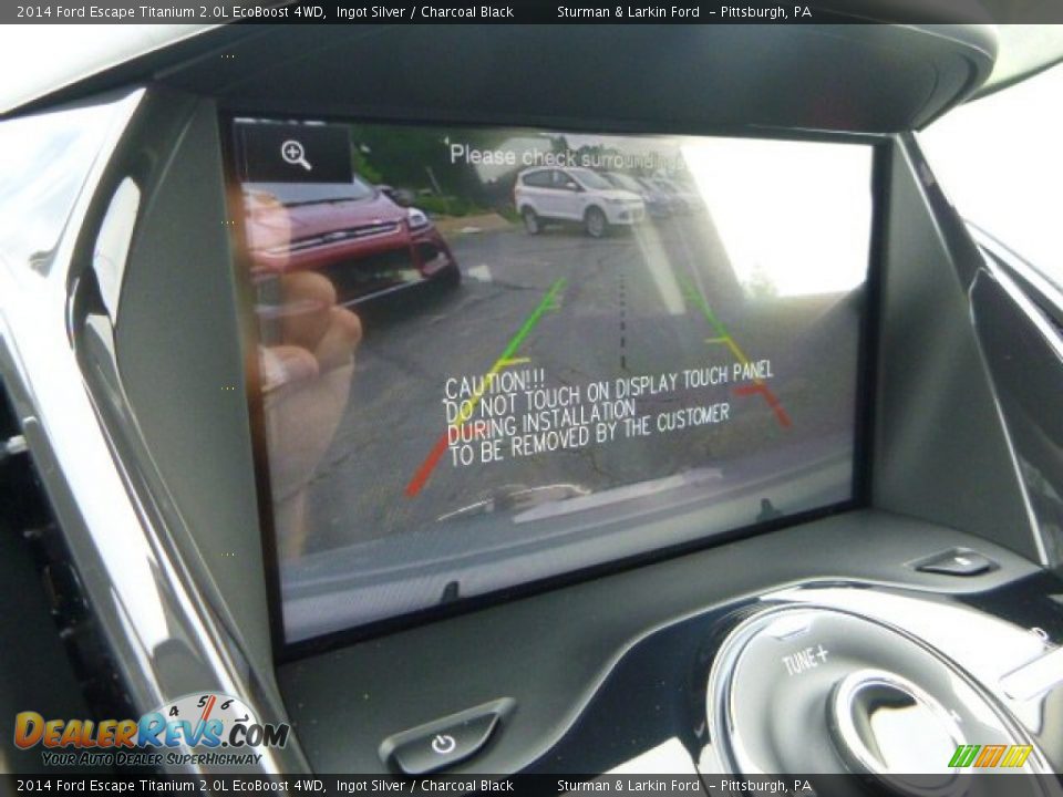 2014 Ford Escape Titanium 2.0L EcoBoost 4WD Ingot Silver / Charcoal Black Photo #14