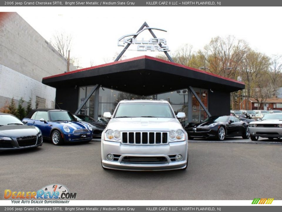 2006 Jeep Grand Cherokee SRT8 Bright Silver Metallic / Medium Slate Gray Photo #2