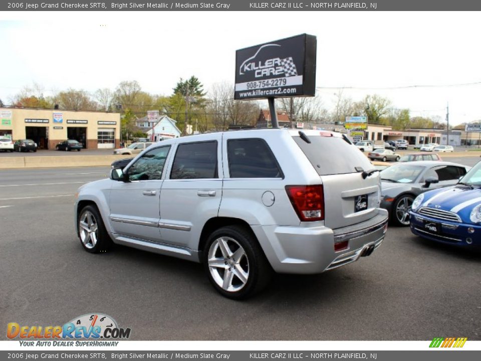 2006 Jeep Grand Cherokee SRT8 Bright Silver Metallic / Medium Slate Gray Photo #5