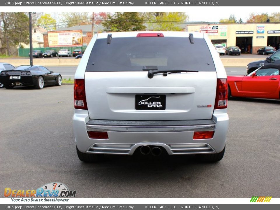 2006 Jeep Grand Cherokee SRT8 Bright Silver Metallic / Medium Slate Gray Photo #6