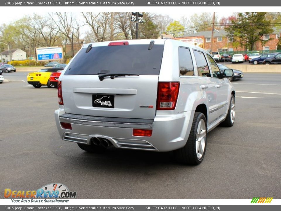 2006 Jeep Grand Cherokee SRT8 Bright Silver Metallic / Medium Slate Gray Photo #7