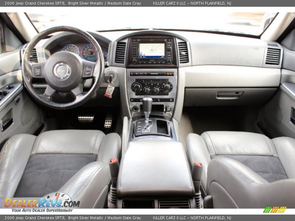 2006 Jeep Grand Cherokee SRT8 Bright Silver Metallic / Medium Slate Gray Photo #8