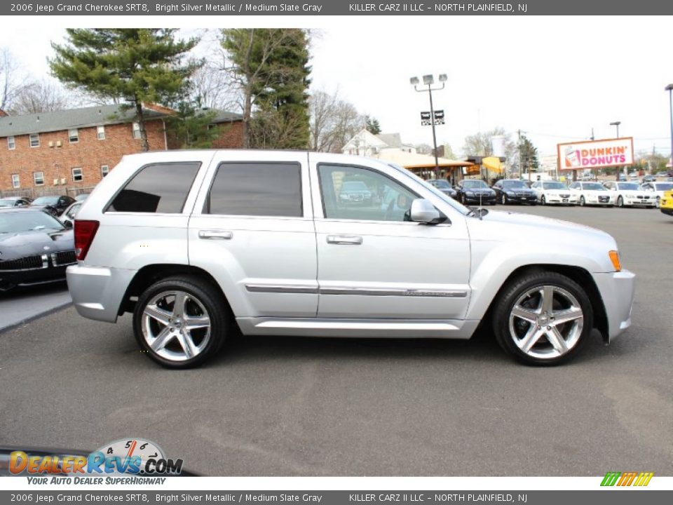 2006 Jeep Grand Cherokee SRT8 Bright Silver Metallic / Medium Slate Gray Photo #10