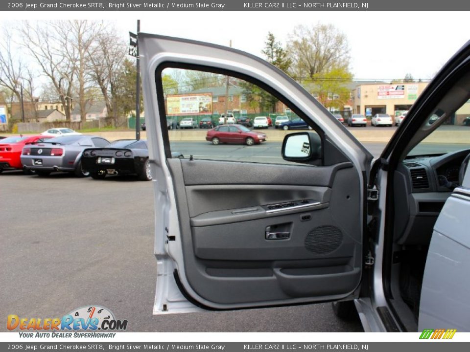 2006 Jeep Grand Cherokee SRT8 Bright Silver Metallic / Medium Slate Gray Photo #11
