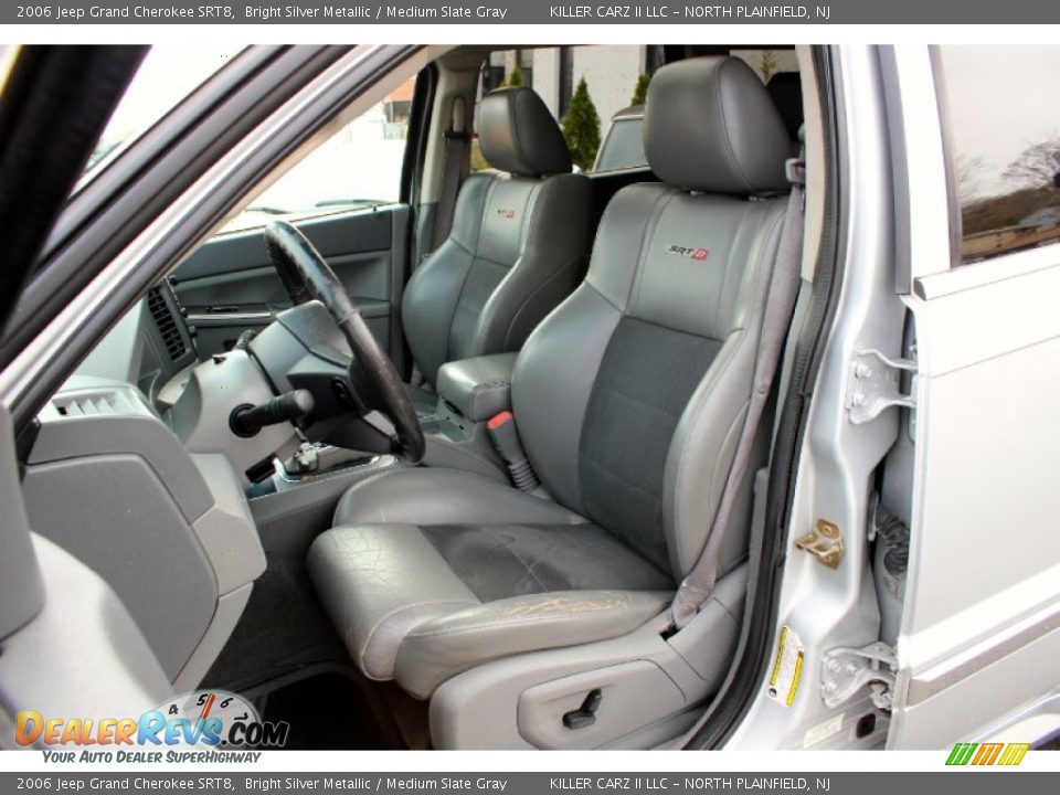 2006 Jeep Grand Cherokee SRT8 Bright Silver Metallic / Medium Slate Gray Photo #13