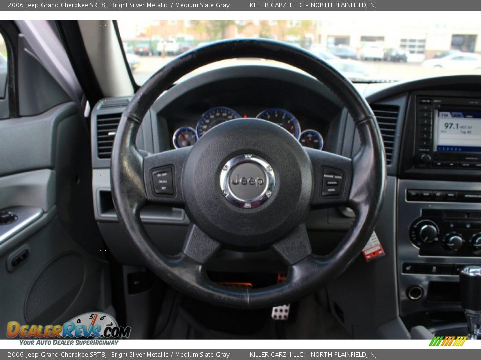 2006 Jeep Grand Cherokee SRT8 Bright Silver Metallic / Medium Slate Gray Photo #15