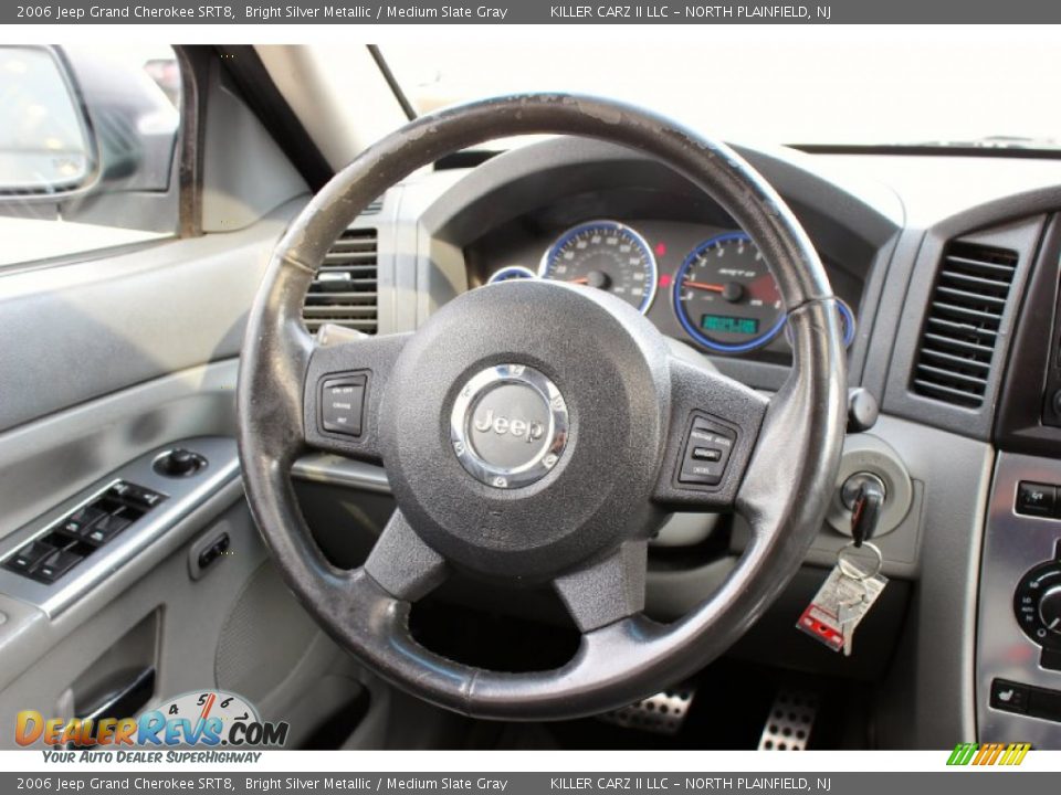 2006 Jeep Grand Cherokee SRT8 Bright Silver Metallic / Medium Slate Gray Photo #16