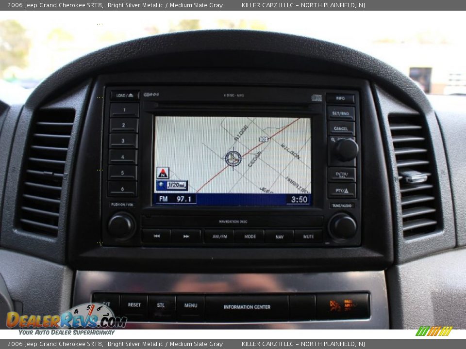 2006 Jeep Grand Cherokee SRT8 Bright Silver Metallic / Medium Slate Gray Photo #17