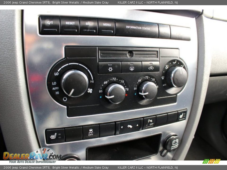 2006 Jeep Grand Cherokee SRT8 Bright Silver Metallic / Medium Slate Gray Photo #18