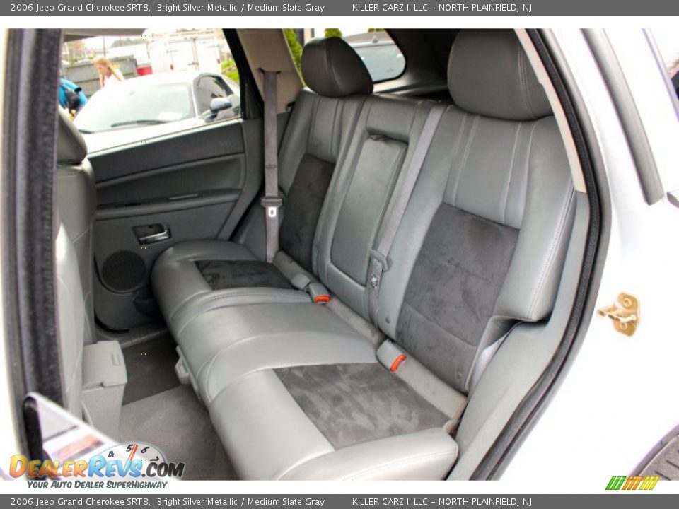 2006 Jeep Grand Cherokee SRT8 Bright Silver Metallic / Medium Slate Gray Photo #22