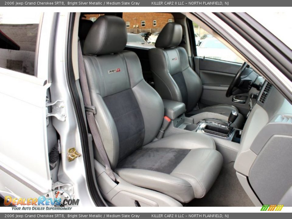 2006 Jeep Grand Cherokee SRT8 Bright Silver Metallic / Medium Slate Gray Photo #23