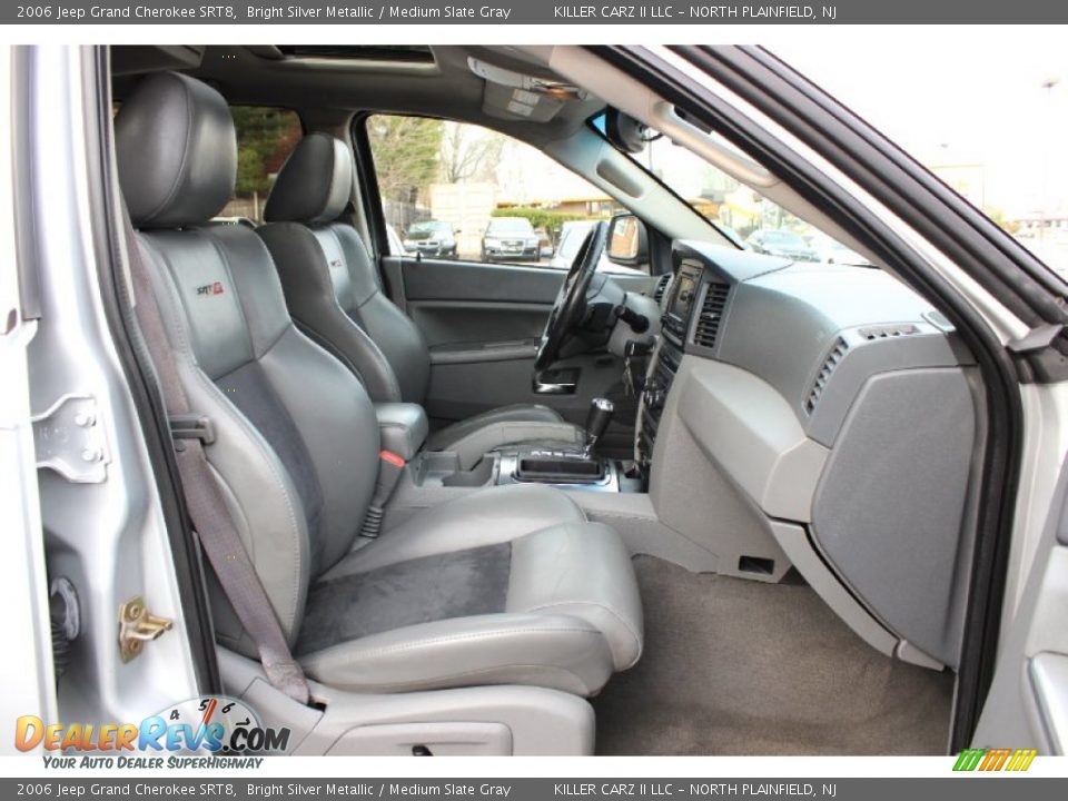 2006 Jeep Grand Cherokee SRT8 Bright Silver Metallic / Medium Slate Gray Photo #24